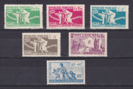 ALGERIA 1943, Mi #1-5, 7, National Liberation Committee, MH - Neufs