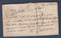 Haute  Garonne -  30 / ST GAUDENS Sur Lettre De 1810 - 1801-1848: Precursors XIX