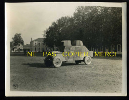 GUERRE 14/18 - TANK AMERICAIN PROPOSE A L'ARMEE- TOURS  (INDRE ET LOIRE) - 18 OCTOBRE 1918 - BLINDE - Guerra, Militares