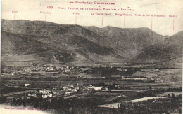 Les Pyrénées Orientales Vista Parcial De La Cerdana Francesa Y Espanola Labouche RV - Autres & Non Classés