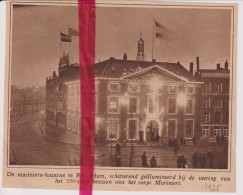 Rotterdam - 250 Jaar Kazerne Corps Mariniers - Orig. Knipsel Coupure Tijdschrift Magazine - 1925 - Sin Clasificación