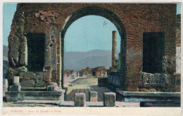 C.P.  PICCOLA   POMPEI  ARCO  DI TRIONFO  E  FORO  2 SCAN (NUOVA) - Pompei