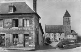 AZIER - Le Quartier De L'Eglise - Café Tabac (CPSM Petit Format) - Other & Unclassified