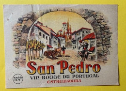 19994 - Portugal San Pedro Estremadura Ancienne étiquette - Otros & Sin Clasificación