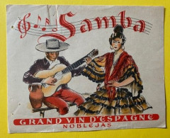 19995 - Espagne Samba Noblejas Ancienne étiquette - Otros & Sin Clasificación