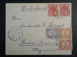 DP18  PAYS BAS   BELLE LETTRE  1918 BUNDE A BERLIN GERMANY   + +AFF. INTERESSANT+++ - Briefe U. Dokumente