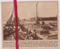 Rotterdam - Vernieuwing Koningsbrug - Orig. Knipsel Coupure Tijdschrift Magazine - 1925 - Sin Clasificación