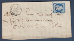 Haute Garonne - P.C.  611 Et Cachet 15 Carbonne - 1849-1876: Période Classique
