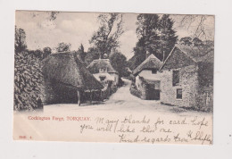 ENGLAND - Torquay Cockington Forge Used Vintage Postcard - Torquay