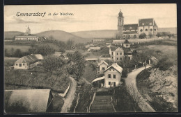 AK Emmersdorf In Der Wachau, Ortsansicht Mit Kirche  - Sonstige & Ohne Zuordnung