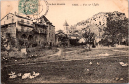 20919 Cpa 46 Vers - Vue Sur L'Eglise - Autres & Non Classés