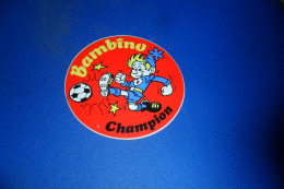 AUTOCOLLANT  PUB  BAMBINO CHAMPION - Stickers