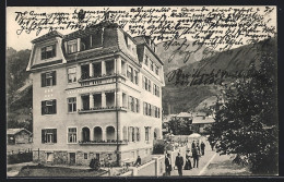 AK Hofgastein, Besucher Vor Dem Kurhaus Habsburg  - Sonstige & Ohne Zuordnung