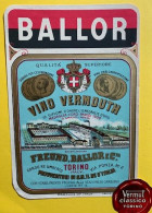 19998 - Italie  Vino Vermouth Ballor  Freund, Ballor Torino - Otros & Sin Clasificación