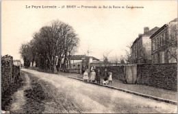 54 - BRIEY - PROMENADE DU ROI DE ROME ET GENDARMERIE - Briey