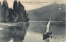 Superbe Lot 3 Cpa 73 AIX-LES-BAINS. Pêcheur Sur Lac Bourget, Val Du Fier Et Tour Du Phare Abbaye Hautecombe - Aix Les Bains