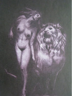 Exlibris Erotic Nude Bookplate Etching Mezzotint Jan Cernos Czech The Loves - Aguafuertes