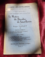 Livret:Cahiers ANTI-JUDEOMACONNIQUES"Le Mystère Du Chevalier De St Christo"1933"R.Duguet"GRAND ORIENT"ISRAEL - Sonstige & Ohne Zuordnung