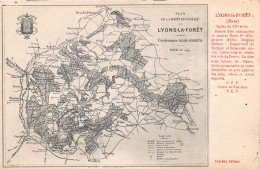 LYONS LA FORET - Plan De La Forêt Domaniale - Lyons-la-Forêt
