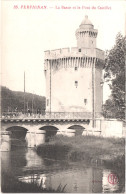 FR66 PERPIGNAN - DF 35 - La Basse Et Le Pont Du Castillet - Belle - Perpignan