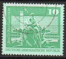 DDR 1974. Freimarken Soz. Aufbau Groß, 10 Pf Seltene Type, Mi 1843 I C (1843Ic), Gest., Bedarf, Sign. Dr. Ruscher BPP - Used Stamps
