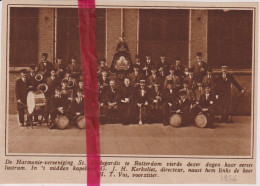 Rotterdam - Harmonie St Hildegardis In Feest - Orig. Knipsel Coupure Tijdschrift Magazine - 1926 - Non Classés
