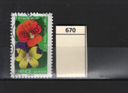 PRIX FIXE Obl 670 YT 5276 MIC La Pensée L'affection Dites Le Avec Des Fleurs 59 - Used Stamps