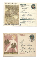 GERMANY DEUTSCHLAND - DEUTSCHE NOTHILFE POSTAL STATIONERY GANZSACHE LOT - Otros & Sin Clasificación