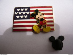 BIG  Pin S DISNEY MICKEY USA DOUBLE MOULE   4,5 X 3 Cm NEUF - Disney