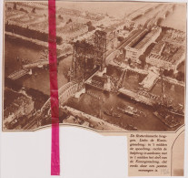 Rotterdam - Bruggen, Koninginnebrug & Spoorbrug - Orig. Knipsel Coupure Tijdschrift Magazine - 1926 - Sin Clasificación