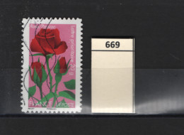 PRIX FIXE Obl 669 YT La Rose La Passion Dites Le Avec Des Fleurs 59 - Used Stamps