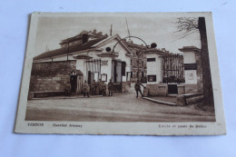 Vernon Quartier Avenay Entree Et Poste De Police 1937 - Vernon
