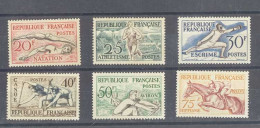 Yvert 960-965 - Jeux Olympiques De Helsinky - Série De 6 Timbres Neufs Sans Traces De Charnières - Neufs