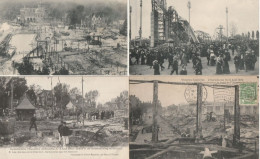 23 X Bruxelles-Exposition : Incendie Des 14-15 Août 1910 / Brand  In De Tentoostelling Van Brussel --- 23 Cards - Feste, Eventi