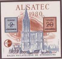 France - Bloc CNEP - YT N° 1 ** -  ALSATEC - Salon Philatélique De Strasbourg - 1980 - CNEP