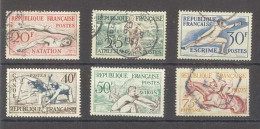 Yvert 960-965 - Jeux Olympiques De Helsinki - Série De 6 Timbres Oblitérés - Used Stamps