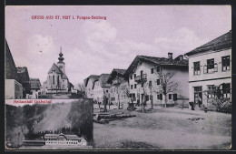 AK St. Veit I. Pongau, Heilanstalt Grafenhof Und Strassenpartie  - Other & Unclassified