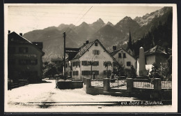 AK Bürs B. Bludenz, Strassenpartie Mit Warenhandlung V. J. Sugg  - Other & Unclassified