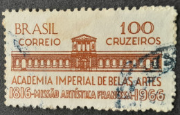 Bresil Brasil Brazil 1966 Academie Des Beaux Arts Yvert 799 O Used - Used Stamps