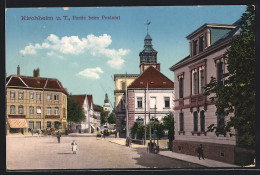 AK Kirchheim U. T., Ortspartie Beim Postamt  - Kirchheim