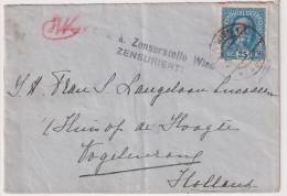 * AUSTRIA (EMPIRE) > 1917 POSTAL HISTORY > Censored Cover From Wien To Vogelenzang, Austria - Covers & Documents