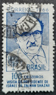 Bresil Brasil Brazil 1966 Visite President Shazar Yvert 800 O Used - Gebruikt