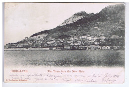 GIBRALTAR - The Town From The New Mole - V. B. Cumbo, Gibraltar - Gibraltar