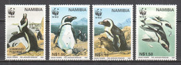 Namibia 1997 Mi 837-840 MNH WWF - JACKASS PENGUIN - Neufs