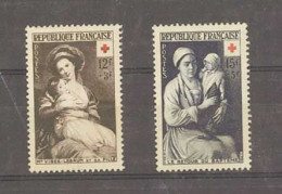 Yvert 966-967- Croix Rouge   - Série De 2 Timbres Neufs Sans Traces De Charnières - Unused Stamps