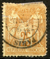 France,1876,YT#82,Sage U/N , 25 C.,cancell,as Scan - 1898-1900 Sage (Tipo III)