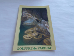 GOUFFRE DE PADIRAC ( 46 Lot )  PILE D ASSIETTES LAC SUPERIEUR BEAU TIMBRE BICENTENAIRE REVOLUTION FRANCAISE - Padirac