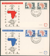 FDC (Congo Belge / Ruanda-Urundi) - 10e Anniversaire Coopération Technique En Afrique C.C.T.A. - Covers & Documents