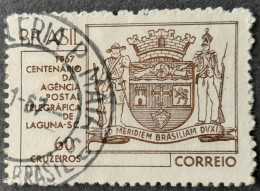 Bresil Brasil Brazil 1967 Centenaire Agence Postale Laguna Yvert 811 O Used - Usati