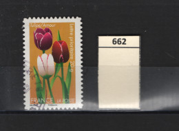 PRIX FIXE Obl 662 YT La Tulipe L'amour Dites Le Avec Des Fleurs 59 - Oblitérés
